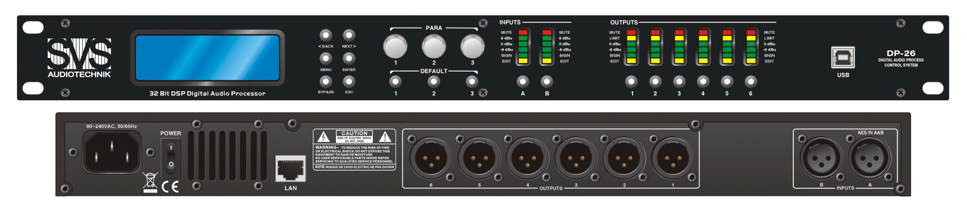 SVS Audiotechnik DP-26 Цифровой процессор: 2 входа 6 выходов в Нерехте