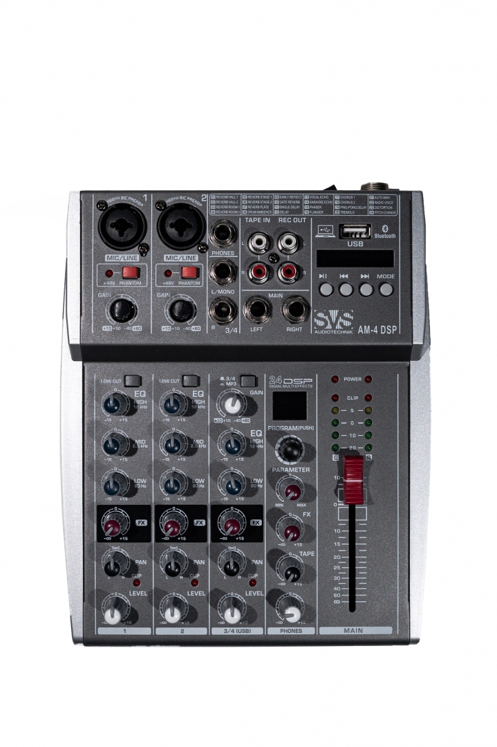 SVS Audiotechnik mixers AM-4 DSP Аналоговый микшерный пульт, 4-канала в Нерехте