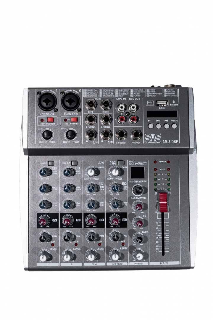 SVS Audiotechnik mixers AM-6 DSP Микшерный пульт аналоговый, 6-канальный SVS Audiotechnik mixers в Нерехте