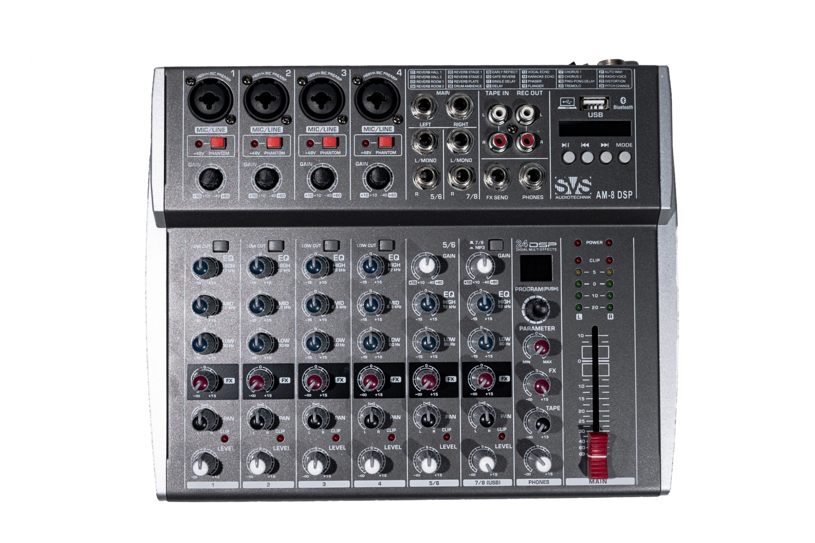 SVS Audiotechnik mixers AM-8 DSP Микшерный пульт аналоговый, 8-канальный в Нерехте